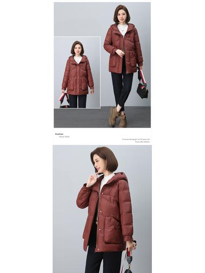 Women's Winter Plus Size Cotton Coat - Fashionable, Thick, and Age-Reducing for Middle-aged and Elderly