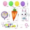 Easter Balloon Decorations Kit  Bunny & Egg Cartoon Design, Party & Home Easter Decorations Set