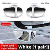 1pair Car Blind Spot Mirror 360° Blind Spot Mirror Adjustable Rotatable Convex Wide-angle Clear Rearview Safety Mirror Accessori
