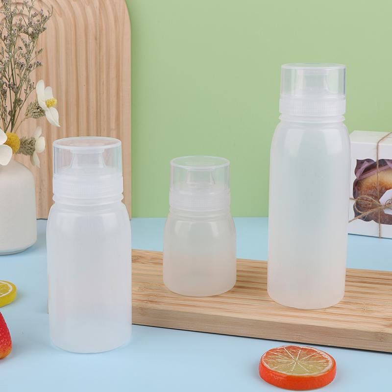 Squeeze Sauce Bottle Durable Leak Proof Refillable Plastic Condiment Container For Salad Ketchup Honey Jam Squeeze Sauce Bottle