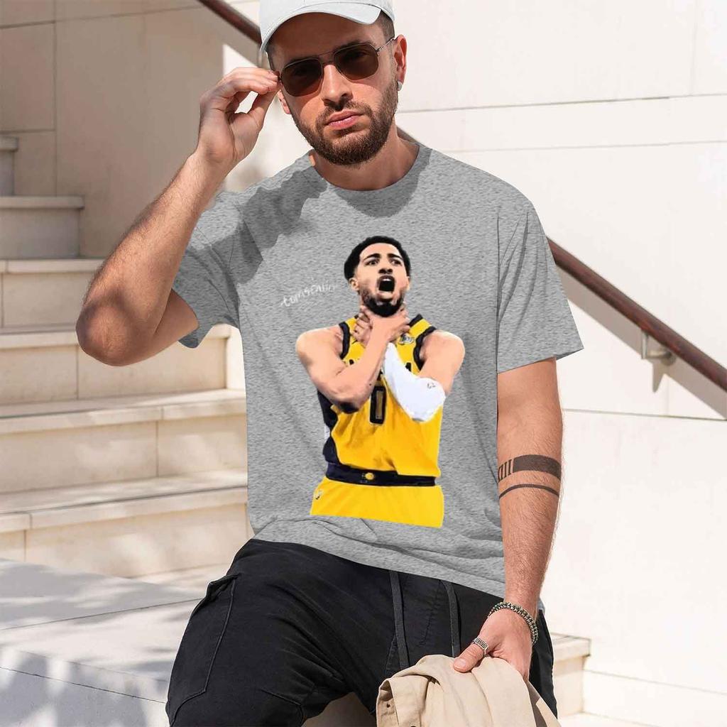 2026 New Model American Halli East G1 The Game Celebration Action Printed Short Sleeve Tshirt Unisexs And Unisexs Cotton Loose