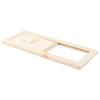 Adjustable Ventilation Plate Ventilation Flap Sauna Ventilation Flap Adjustable Air Gap Effective Ventilation Exhaust Air Slide