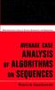 Bok Average Case Analysis of Algorithms On Sequences