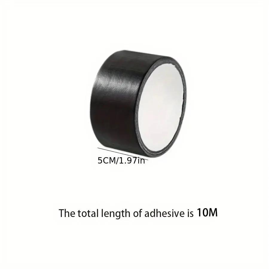 

Black Cloth Tape - Strong Adhesive Repair for Furniture, E-Bike Seats & Wear Tear Damage, Flexible & Durable (1 Roll)