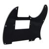 Matybobe Guitar Pickguard PVC Noise Reducer Guard Plate for Fender Telecaster Electric Guitar Anti-Scratch (Black)