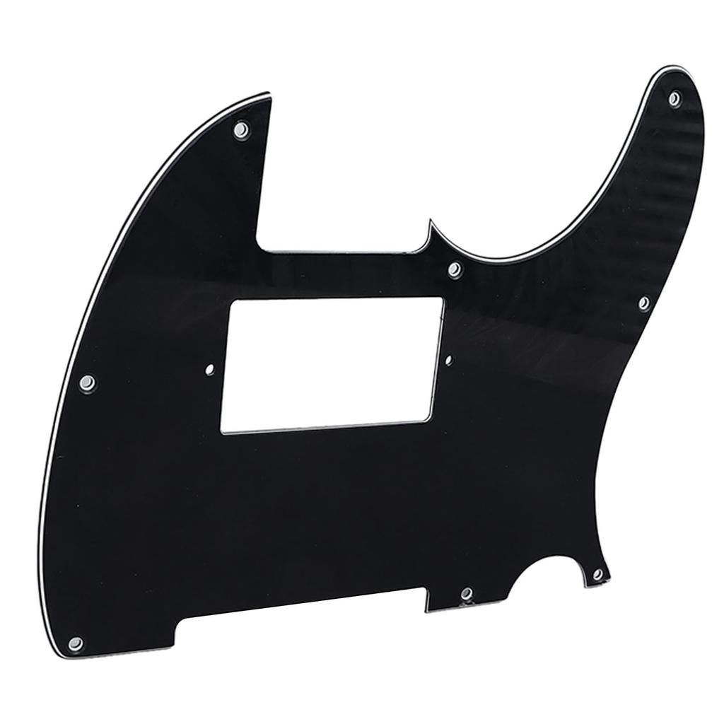 Matybobe Guitar Pickguard PVC Noise Reducer Guard Plate for Fender Telecaster Electric Guitar Anti-Scratch (Black)