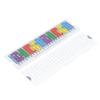 Guitar Pentatonic Sliding Ruler Plastic Multi Color Guitar Scales Sliding Ruler For Beginners