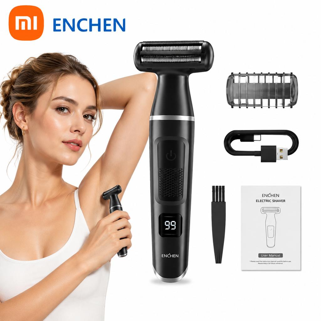 Xiaomi ENCHEN A1 3 IN 1 Electric Shaver Wet and Dry Use Beard Trimmer Portable Body Razor