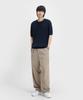 LEMAIN SECOND Oversized Washable Crew Neck Cable Short Sleeve Knit_5 Colors
