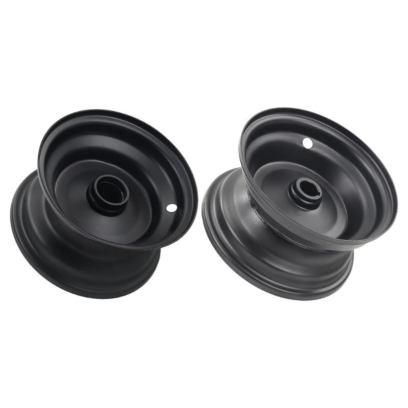 Front/Rear 6in Iron Wheel Hubs Off Road Vehicle Accessories Vibration Reduction Easy Assembly Long Lasting