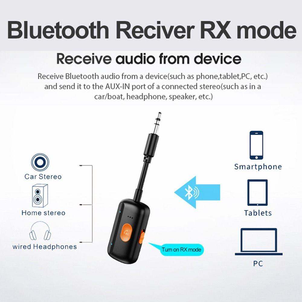 2 in 1 Mini Wireless Audio Receiver Portable Bluetooth Wireless Adapter PC Headphone