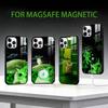 g-Green Alien Cat Cute Phone Case For iPhone17,16,15,14,13,12,11 Plus,Pro Max Magnetic For Magsafe Wireless Charging