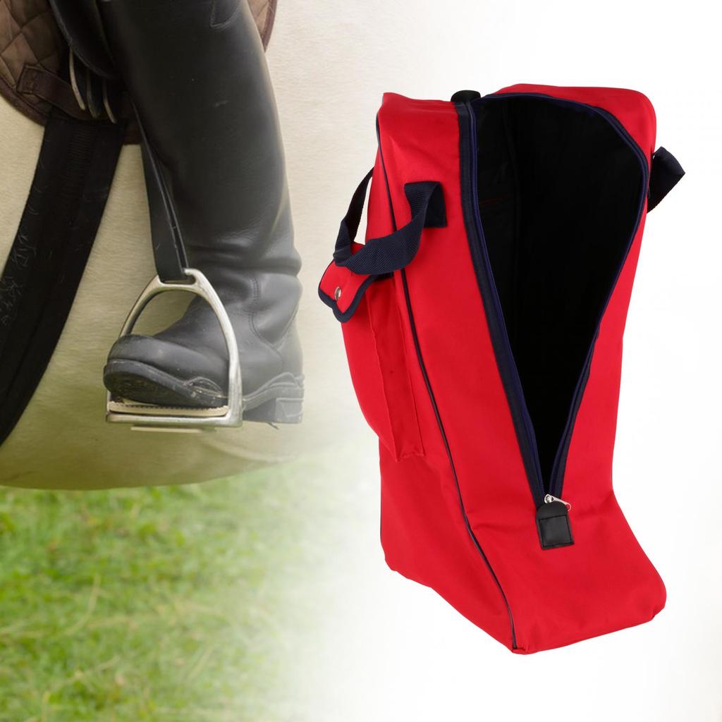Riding Tall Boot Pouch Boot Storage Carry Pouch Competition Equestrian Pack Equipment for Shows Travel Protect Rider Boots Tour