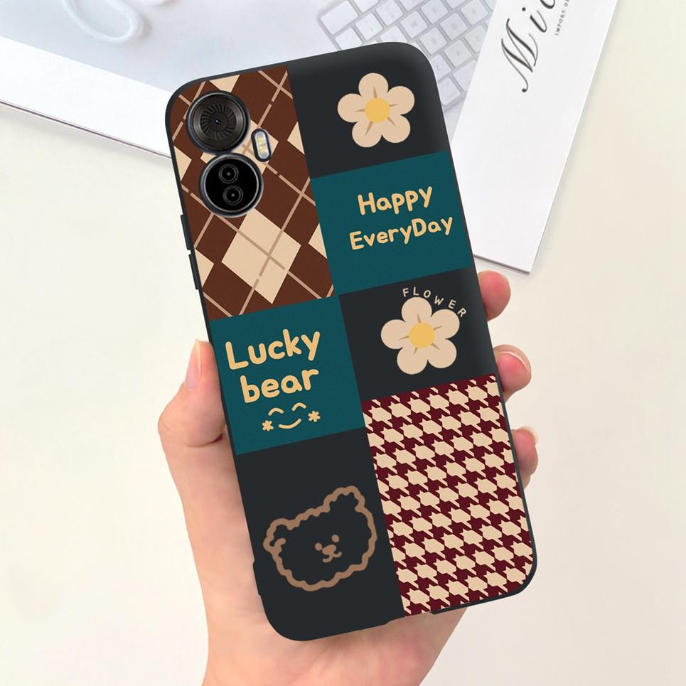 Für Itel Vision 5 Plus Handyhülle Weiche Silikonhülle für ITEL S18 pro Vision5plus 5+ Fundas Cartoon Mond Himmel Girly Muster Capa