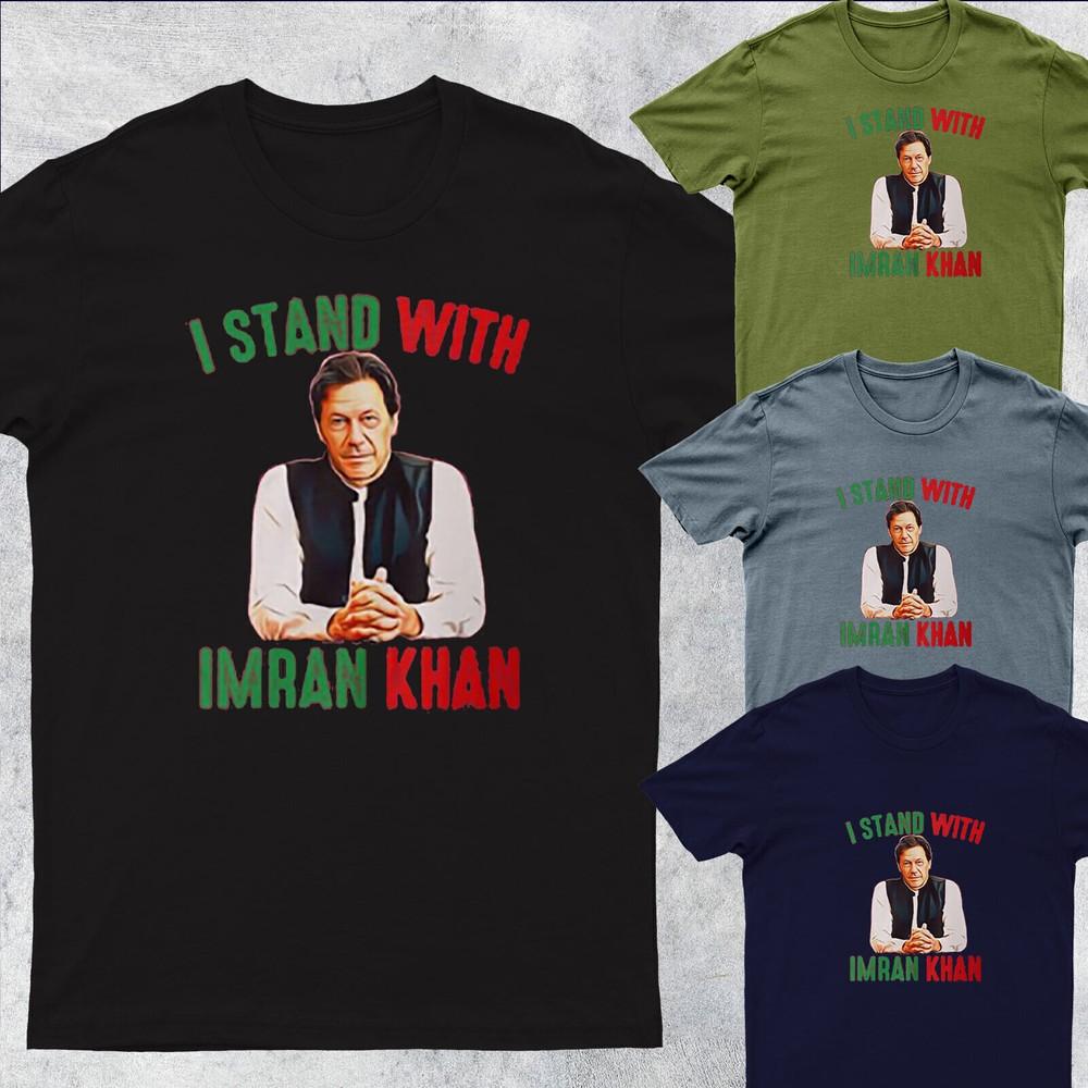 I Stand with Imran Khan PTI Party Support Freedom Classic Mens TShirt #DG#P1#PR Unisex T-Shirt L
