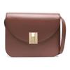 Ollam Logo Graviert Goldene Beschläge Zubehör Umhängetasche Damen Taschen Braun 6308504