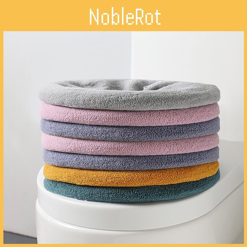 Cloud Embroidery Pattern Thicken Toilet Seat Cover Cushion Pad Washable Bathroom