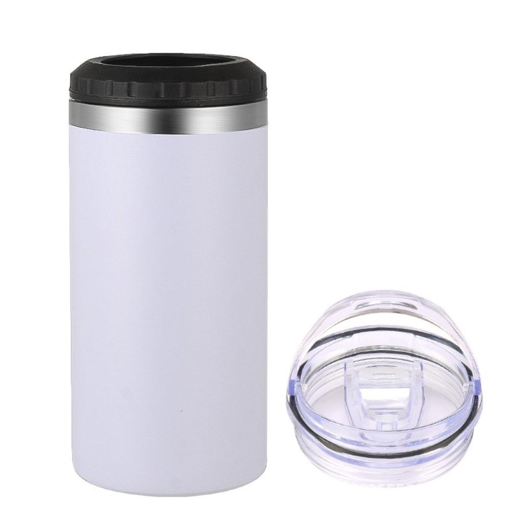 304 Stainless Steel Cola Beer Can Insulated Lids 16Oz Dual Layer Can Cooler High-Capacity Insulation Or Cooling