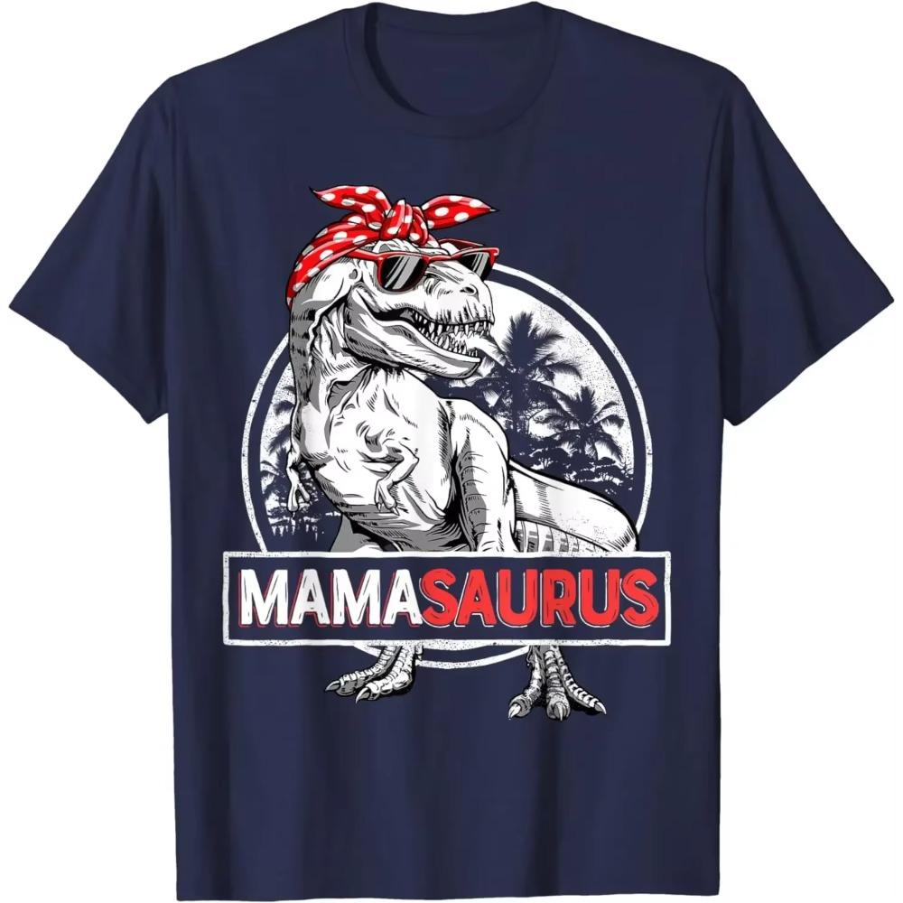Mamasaurus T rex Dinosaur Funny Mama Saurus Mother's Family T-Shirt