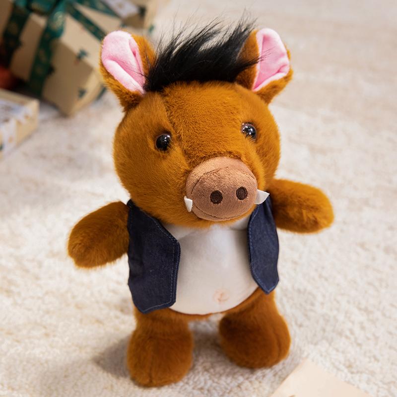 New Orangutan Sloth Wild Boar Doll Super Soft Stuffed Animals Pig Gorilla Monkey Plush Toys Cartoon Decor Birthday Gifts