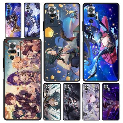 Genshin Impact Luxe Telefoonhoesje Voor Xiaomi Redmi Note 12 11 10 Pro Plus 9S 9 8 7 9T 8T 9C 9A 5G K40 Gaming Zachte Siliconen Hoes