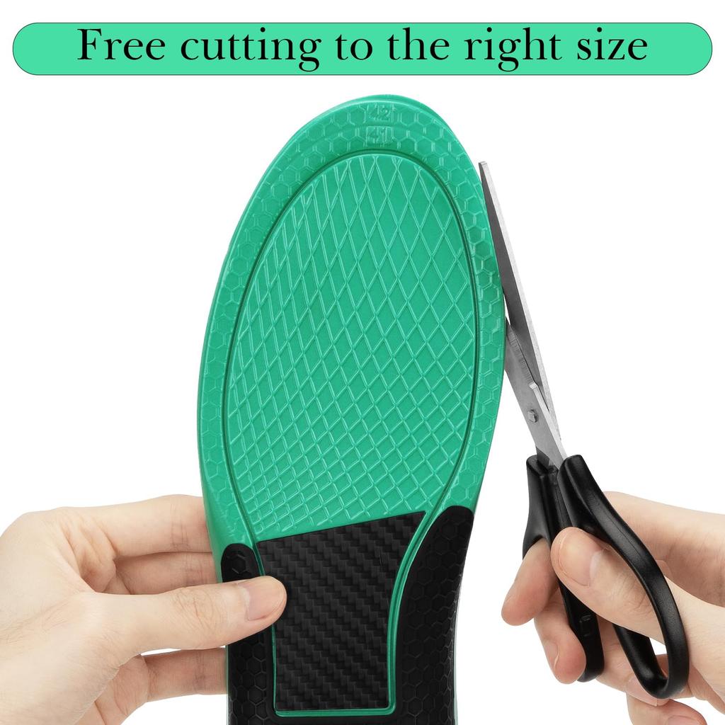 Linkidea Arch Support Shoe 2 Replacement Shoe Inserts for Adidas Daily and Provide Shock Absorption and Cushioning To Reduce Foot Pain Insoles, Pairs,