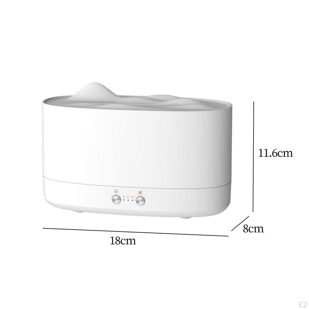 Air Humidifier Oil Diffuser Scene Layout Purifier Night Light Quiet for Office Tabletop