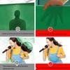 Blue and Green Screen Backdrop for Photography and Live Streaming with Stand