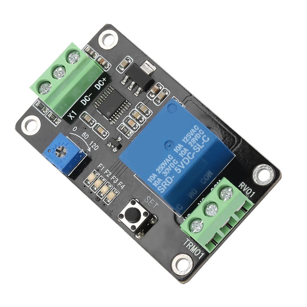 Verzögerungsrelais Selbstverriegelnd Verzögerung Ein Aus Zeitschalter Super 555 Timer DC 5V 12V 24V