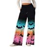 Women's Halloween Printed Fashionable Loose Casual Wide Leg Pants