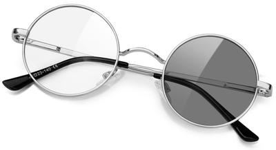Blue Light Blocking Photochromic Round UV400 UV for Fashion [KANASTAL] Lenses, Glasses, Protection, Ultra-Lightweight, Computers, Glasses,