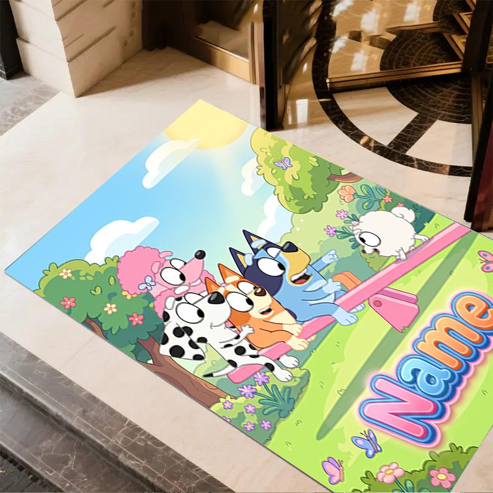 Science Adventure Customize Text Carpet Design for Foyer Outdoor Balcony Living Rooms Anti-slip Rug Office home decor Wedding Party Gift