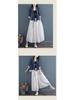 Women's V-Neck Cotton Linen Shirt - Spring/Summer 2024, Loose Fit, Large Size, Casual Short-Sleeve