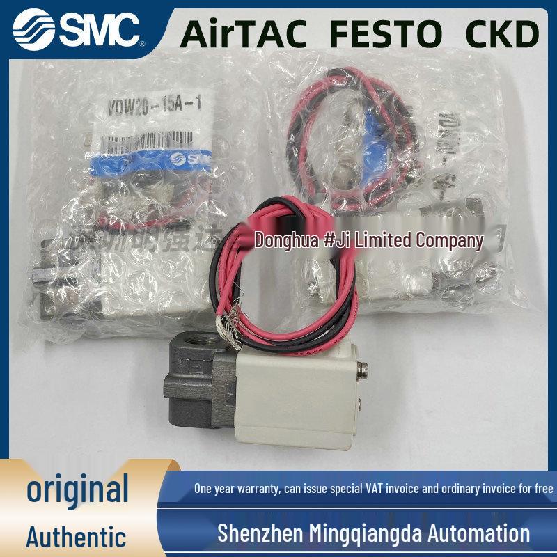 SMC Solenoid Valve Models: VDW20NA, VDW20NAXB, VDW20-15A-1, VDW22VAGXB, VDW22JA