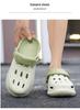 2025 Men's Summer Wear-Resistant Sports Clogs: Outdoor Closed-Toe Beach Sandals with Cushioned Comfort.