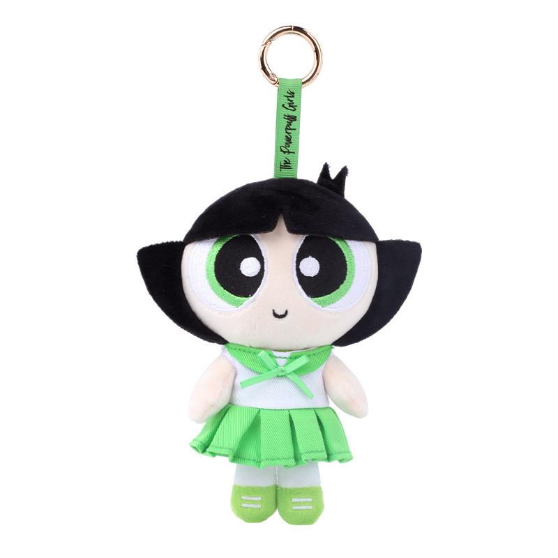 Girls The Powerpuff Plush Toy Anime Peripheral Cartoon Character Doll Keychain