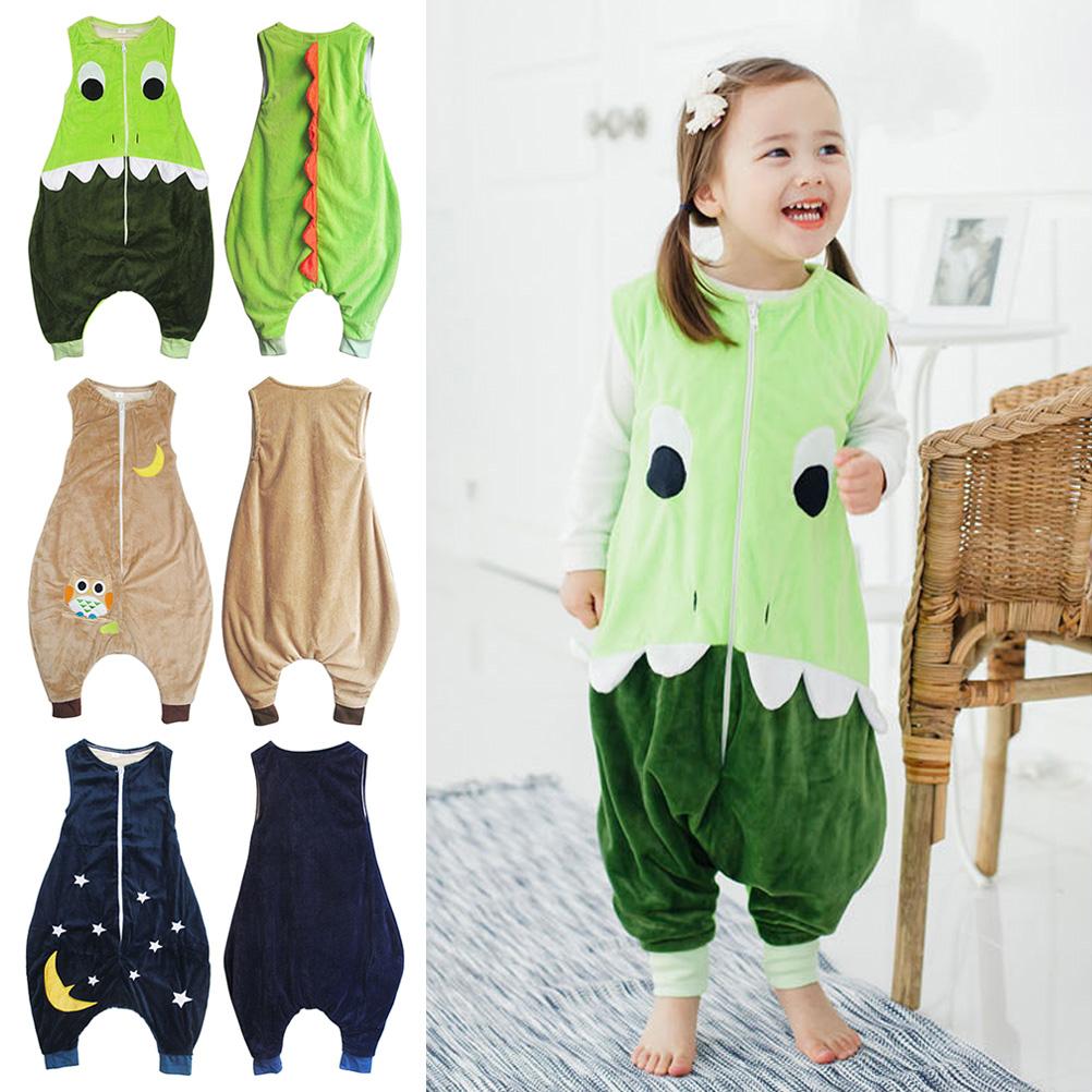 

Baby Sleeping Bag with Feet Girl and Boy Sleeveless Sleeping Bag with Legs Wearable Warm Blanket