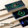3-in-1 5A Super Fast Charging Cable with Logo for Apple & Type-C Devices