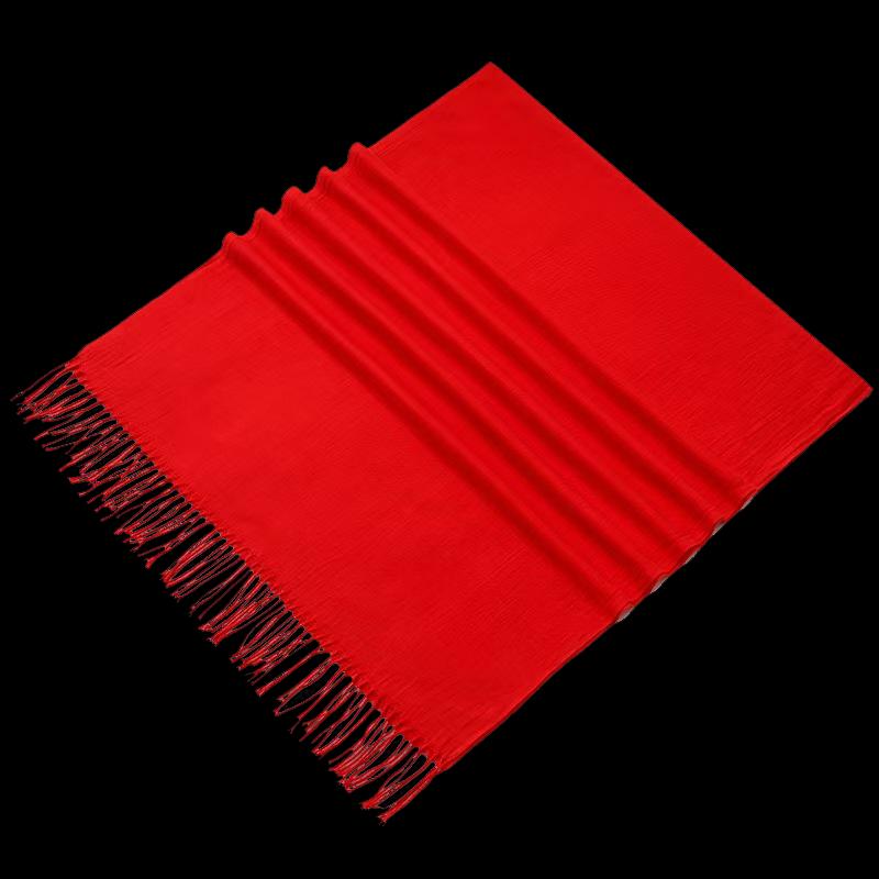 

Chinese Style Red Imitation Cashmere Scarf & Shawl 33*190cm