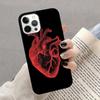 Medical Human Organs Heart Art Phone Case For iPhone 17 Air 16 15 14 13 12 Pro Max Plus Max Cover Shell coque