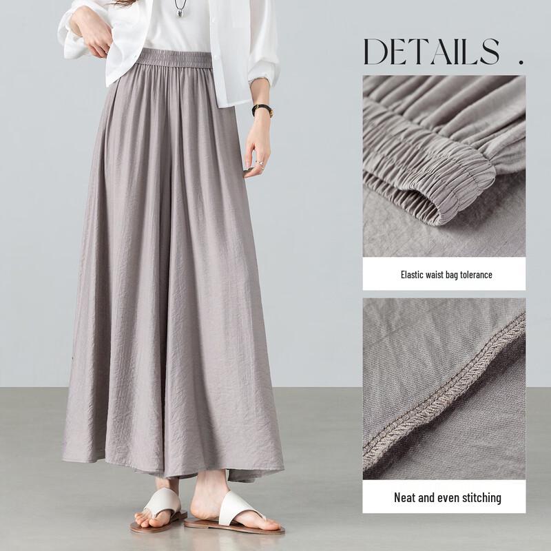 Shangdu Bila Women's Petite Wide-Leg Commuter Pants