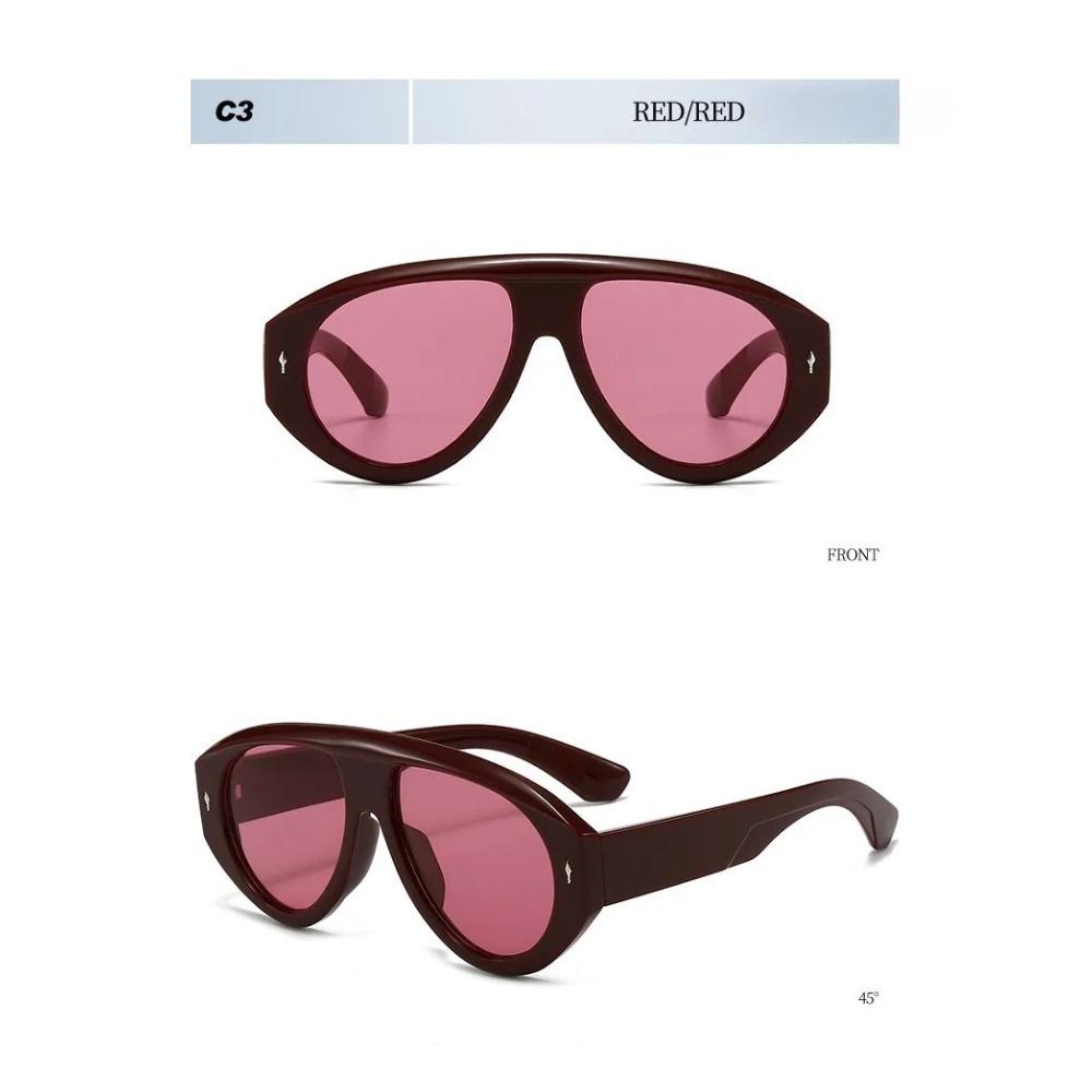 New Oversized Sunglasses Stylish Street-Style Shades Outdoor Travel UV-Protective Eyewear UV400 Unisex Classic Driving Glasses