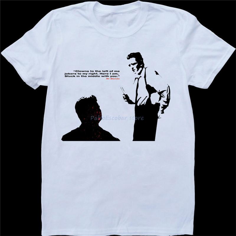 Reservoir Dogs Mr Blonde Poster White Custom Made TShirt Unisex Clothes Tee Shirt S