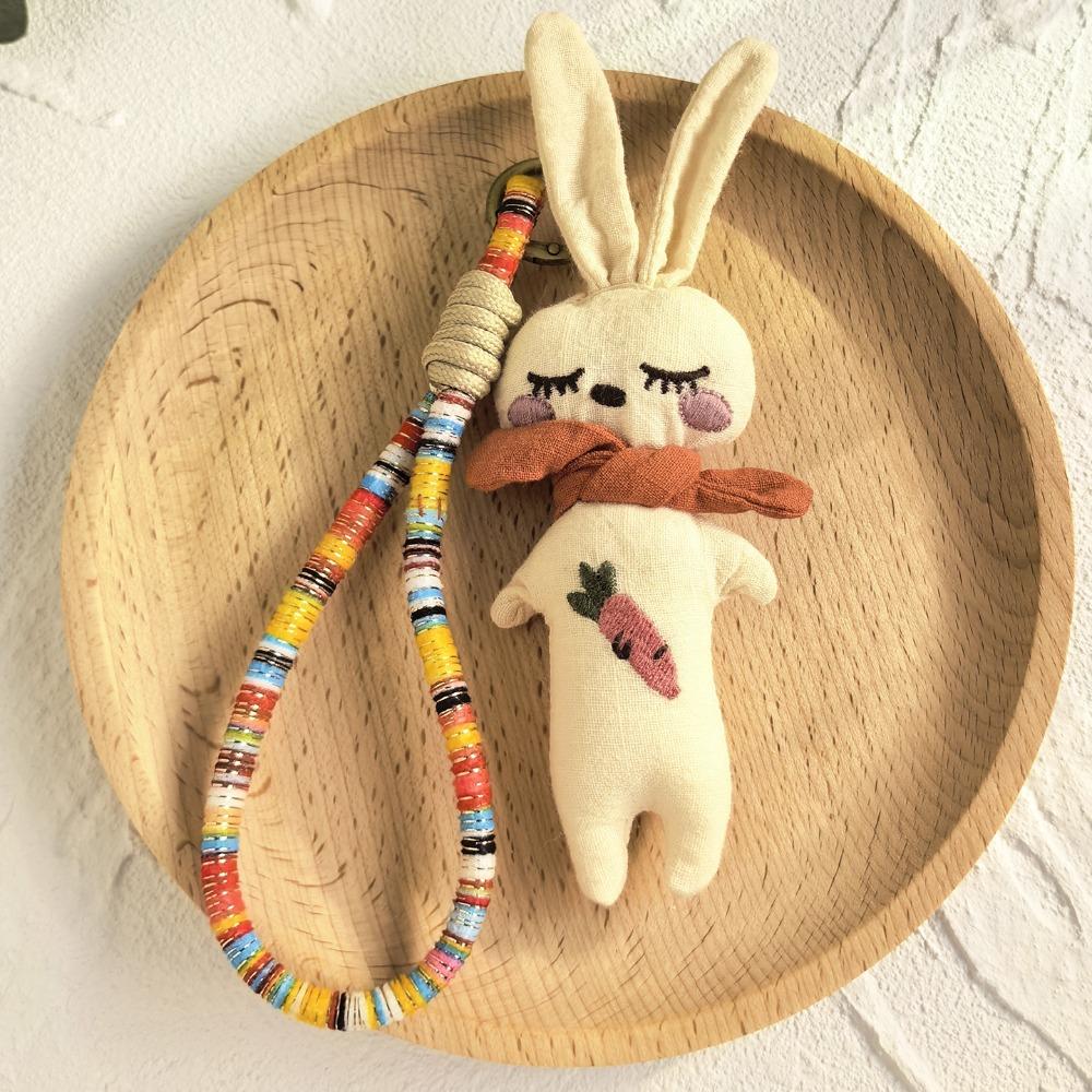 Pendentif Poupée Canard Ours Accessoires de Sac Mode Porte-clés Lapin Cadeau