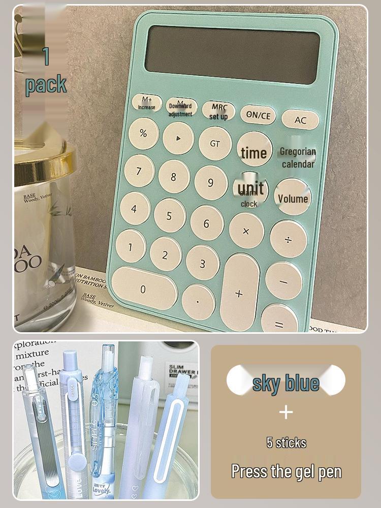 High-Value Mini Calculator: Goddess Model, Office-Specific, Voice-Enabled, for Cute and Stylish Girls