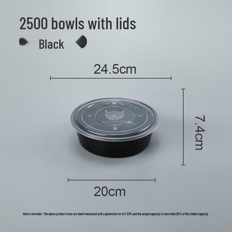 Disposable Round Takeaway Food Containers