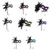 Venetian Masquerade Masks Halloween Mardi Gras Masks with Stick Ball Party Masks