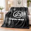 Linkin Park Bedruckte Flanelldecke Warmer Komfort Tagesdecke für Innenbereich Heimdekoration