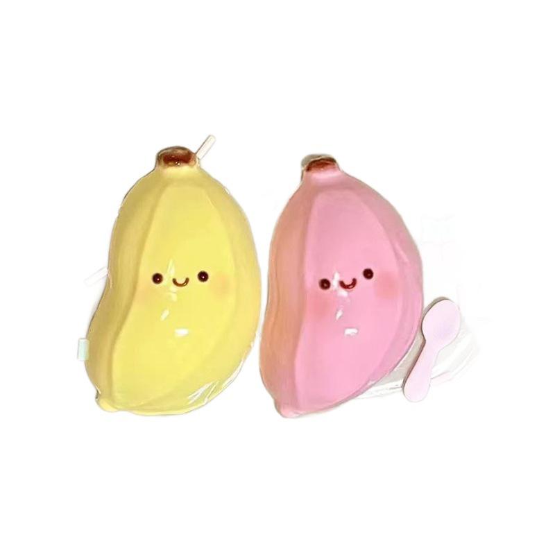 Douyin Mini Banana Decompression Toy: Children's Surprise Squeeze Pendant