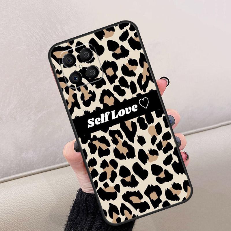 Fashion Leopard Print For Honor Magic 8 7 5 6 Lite Case For Honor 200 400 Pro X9d X9c X9b X9a X8c X8b 70 90 Win RT